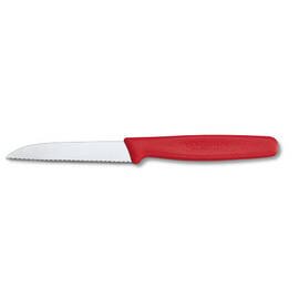  vegetable knife wavy cut | red | blade length 8 cm product photo