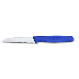  vegetable knife wavy cut | blue | blade length 8 cm product photo