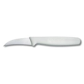 peeling knife curved blade smooth cut | white | blade length 6 cm product photo