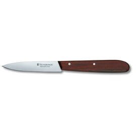 vegetable knife wide medium sharp smooth cut  | riveted | brown | blade length 8 cm product photo