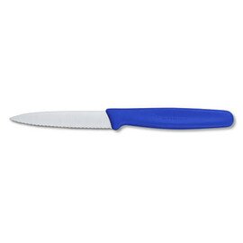  vegetable knife medium sharp wavy cut | blue | blade length 8 cm product photo