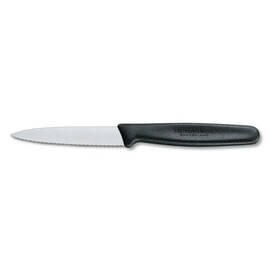  vegetable knife medium sharp wavy cut | black blade protection | blade length 8 cm product photo