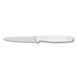  vegetable knife medium sharp wavy cut | white | blade length 8 cm product photo