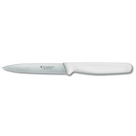  vegetable knife medium sharp wavy cut | white | blade length 10 centimeters product photo