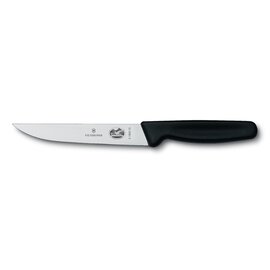 carving knife narrow smooth cut | black | blade length 15 cm product photo