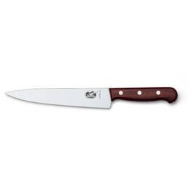 carving knife wide smooth cut  | riveted | brown | blade length 19 cm product photo
