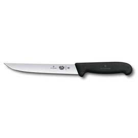 carving knife narrow wavy cut | black | blade length 20 cm product photo