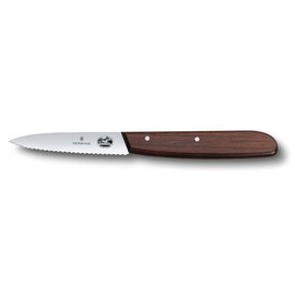  vegetable knife medium sharp wavy cut  | riveted | brown | blade length 8 cm product photo