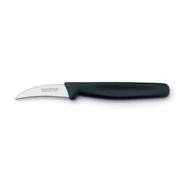 peeling knife curved blade smooth cut | black product photo