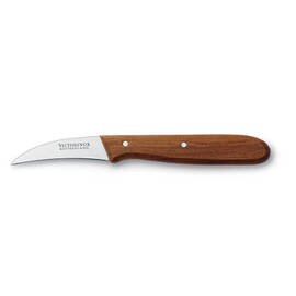 peeling knife curved blade smooth cut | brown | blade length 6 cm product photo