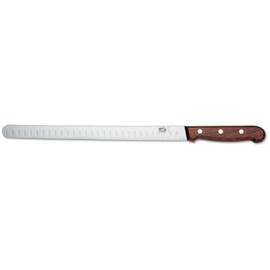 salmon knife narrow straight blade flexibel hollow grind blade | wood colour | blade length 30 cm product photo