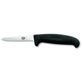 poultry knife straight blade smooth cut  | small handle | black | blade length 8 cm product photo