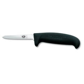 poultry knife straight blade smooth cut  | medium sized handle | black | blade length 8 cm product photo