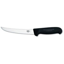 boning knife FIBROX black | blade length 15 cm | smooth cut wide product photo