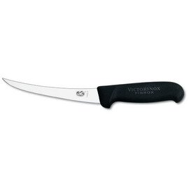 boning knife FIBROX black | blade length 12 cm | smooth cut narrow product photo