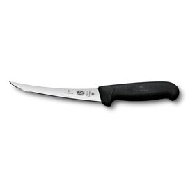 boning knife FIBROX black | blade length 15 cm flexibel | smooth cut narrow product photo