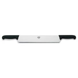 cheese knife straight blade smooth cut  | double handle | black | blade length 36 cm product photo
