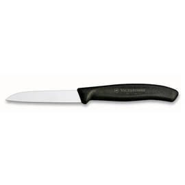 vegetable knife SWISS CLASSIC smooth cut | black | blade length 8 cm product photo
