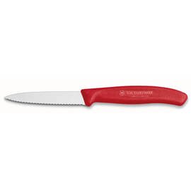  vegetable knife SWISS CLASSIC medium sharp wavy cut | red | blade length 8 cm product photo