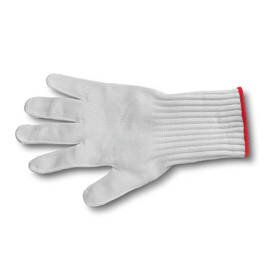 heavy protection glove M polyester red product photo