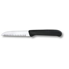 garnishing knife serrated serrated edge | black | blade length 9 cm product photo