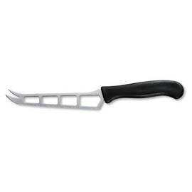 butter knife | soft cheese knife straight blade with fork tip perforated microserration | black | blade length 21 cm product photo