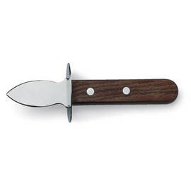 oyster opener | pressed wood handle brown product photo