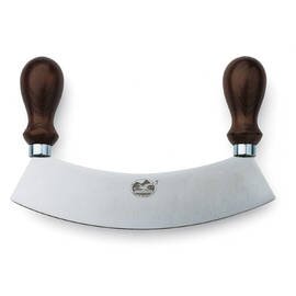 Stainless steel, lacquered dark wood handles, cut length 24 cm product photo