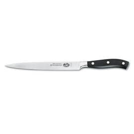 fillet knife GRAND MAÎTRE flexibel forged smooth cut  | riveted | black | blade length 20 cm product photo