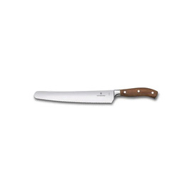 Victorinox bread knife GRAND MAITRE wavy cut wood blade length 26 cm