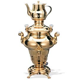 samovar Rebecca I 230 volts gold plated 6 ltr with pot 1 ltr product photo