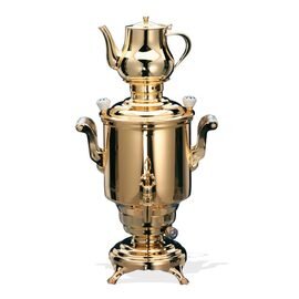 samovar Romanov I 230 volts gold plated product photo