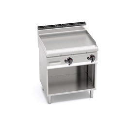 grill plate gas MACROS 700 G7FL8M-2 | smooth | open base unit product photo