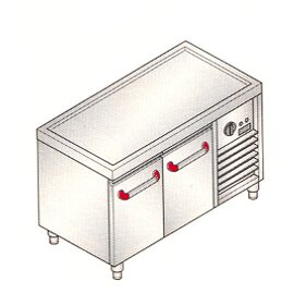 refrigerated base unit MULTI COLD 7SFC120 500 watts  | 2 drawers product photo