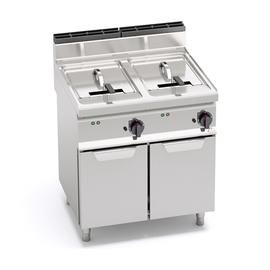 fryer electric TURBO-MAX-POWER E7F18-8M | 2 basins 4 half baskets 36 ltr | 400 volts 27 kW product photo