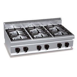 Bertos gas stove G7F6BP 42 kW INTERGASTRO