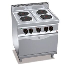 electric stove E7P4+FE1 400 volts 13.4 kW | oven GN 1/1 product photo