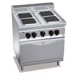 electric stove E7PQ4+FE1 230 volts 13.4 kW | oven GN 1/1 product photo
