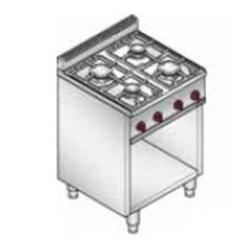gas stove G6F4M 12.4 kW | oven | open base unit product photo
