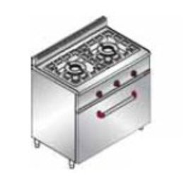 gas stove G6F2P9+TE 18 kW (gas) 5.9 kW (electric oven) | oven product photo