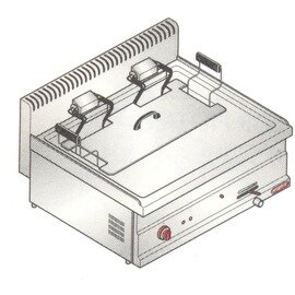 electric pastry fryer TURBO-PASTRY E7F30-8BP | 1 basin 1 basket 24 ltr | 400 volts 18 kW product photo