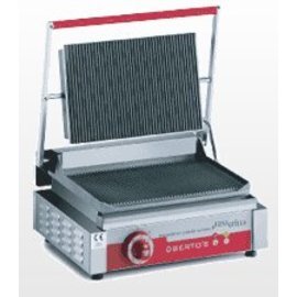 contact grill PMR/LD | 230 volts | cast iron • grooved • grooved product photo