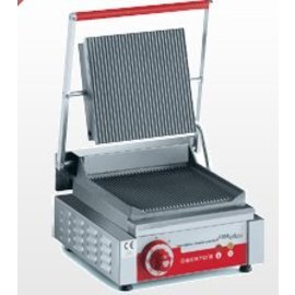 contact grill PSR/LD | 230 volts | cast iron • grooved • grooved product photo
