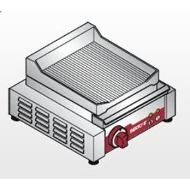 electric griddle plate SNACK CLASSIC PST/R • Surface cast iron • grooved | 230 volts 1 kW product photo