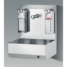 hand wash sink WR-ECO-1-M-K • knee operated | 500 mm x 456 mm H 663 mm product photo