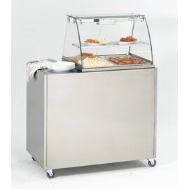 hot counter GN 1/1 plateshelf 3500 watts 230 volts  L 1060 mm  B 645 mm  H 1620 mm product photo  S