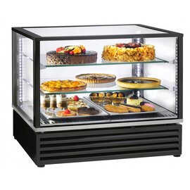 refrigerated vitrine CD 800 black 230 volts | 2 shelves product photo
