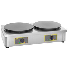double electric crepe machine CDE 400 with 2 baking plates electric 400 volts 7200 watts product photo