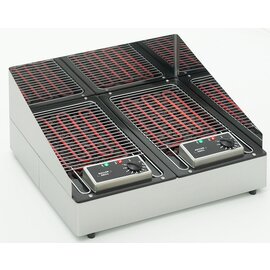Electric lava stone grill 140 D countertop device 2 x 230 volts 5 kW  H 305 mm product photo