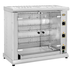 chicken grill RBE 120 Q | 940 mm  x 450 mm  H 845 mm | 3 skewers product photo